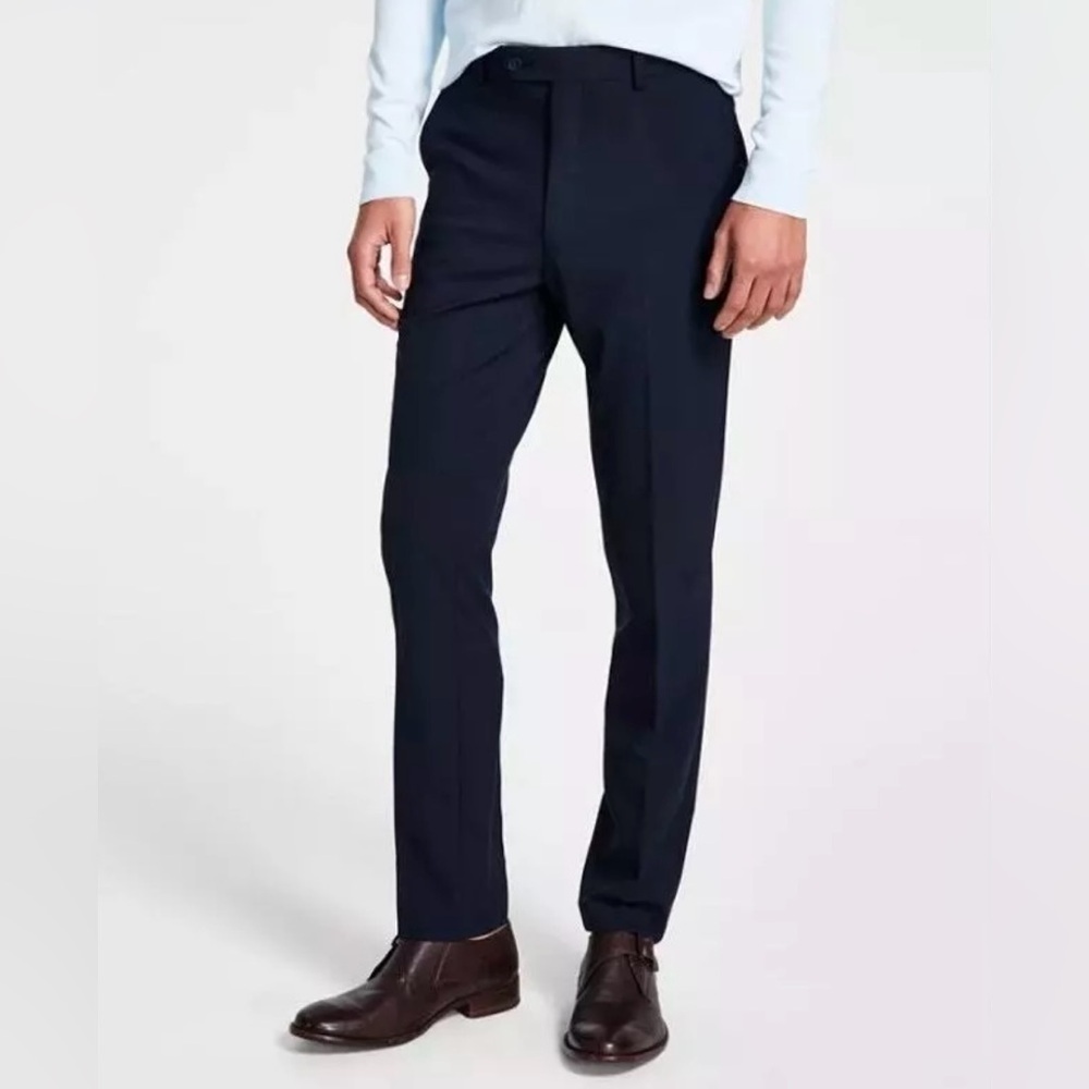 Calvin Klein Men’s Slim Fit Navy Blue Dress Suit Pants, 31Wx30L - NWT
